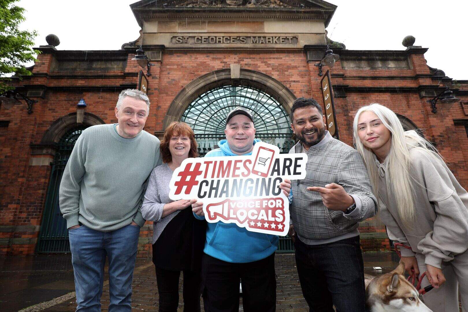 Voice For Locals In St George's Market, Belfast